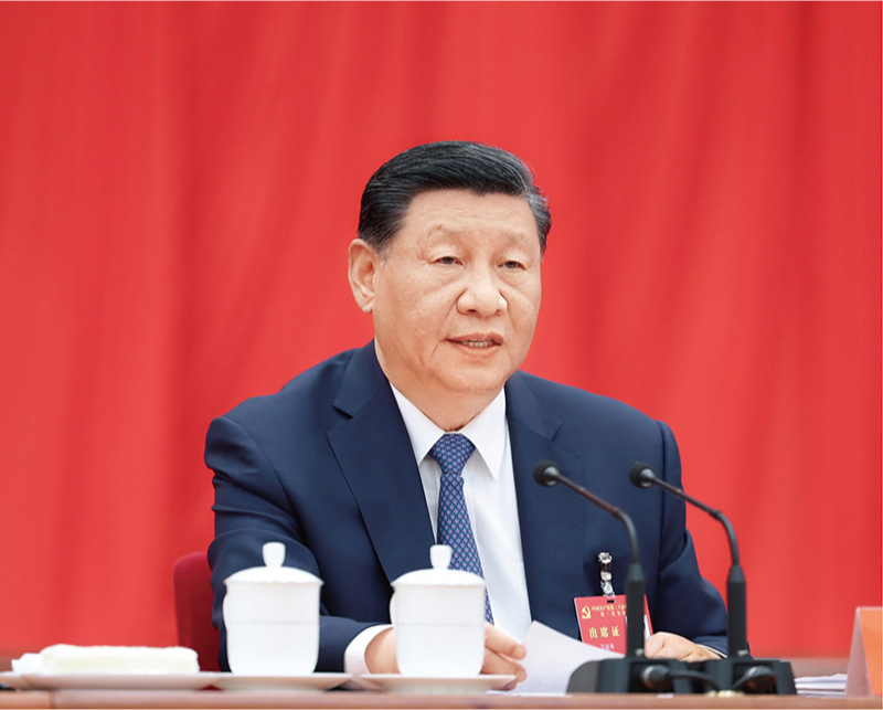 　　中國共產(chǎn)黨第二十屆中央委員會(huì )第三次全體會(huì )議，于2024年7月15日至18日在北京舉行。中央委員會(huì )總書(shū)記習近平作重要講話(huà)。 新華社記者 鞠鵬/攝